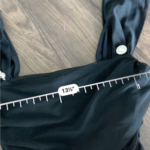 Cider mesh black cropped tank top - Picture 2 of 4